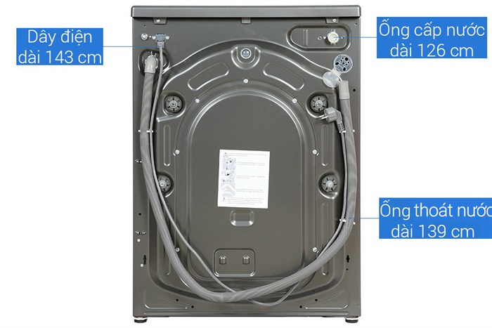 Máy giặt Beko Inverter 10 kg WCV10614XB0STM Màu Xám đậm