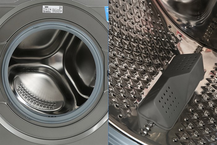 Máy giặt Beko Inverter 10 kg WCV10648XSTM Màu Xám nhạt