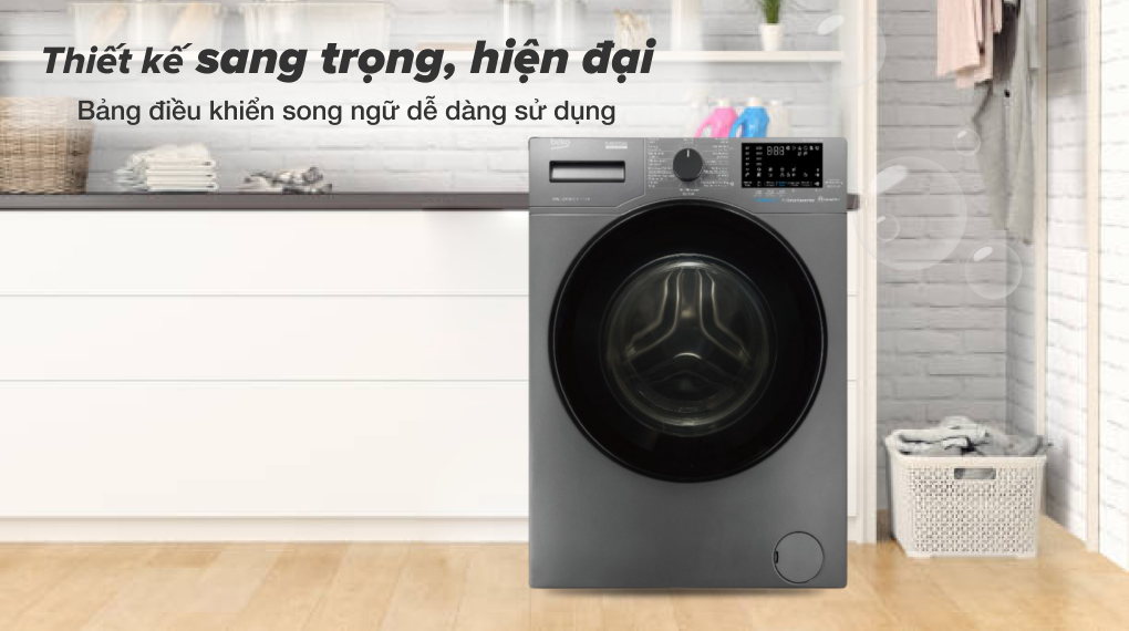 Máy giặt Beko WCV10648XSTM - Thiết kế hiện đại