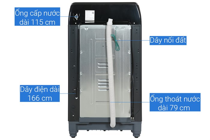 Máy giặt Aqua 10 Kg AQW-FR101GT BK Màu Đen