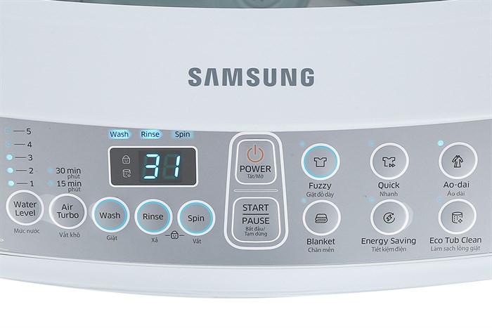 Máy giặt Samsung 9 Kg WA90H4200SG/SV Màu Xám