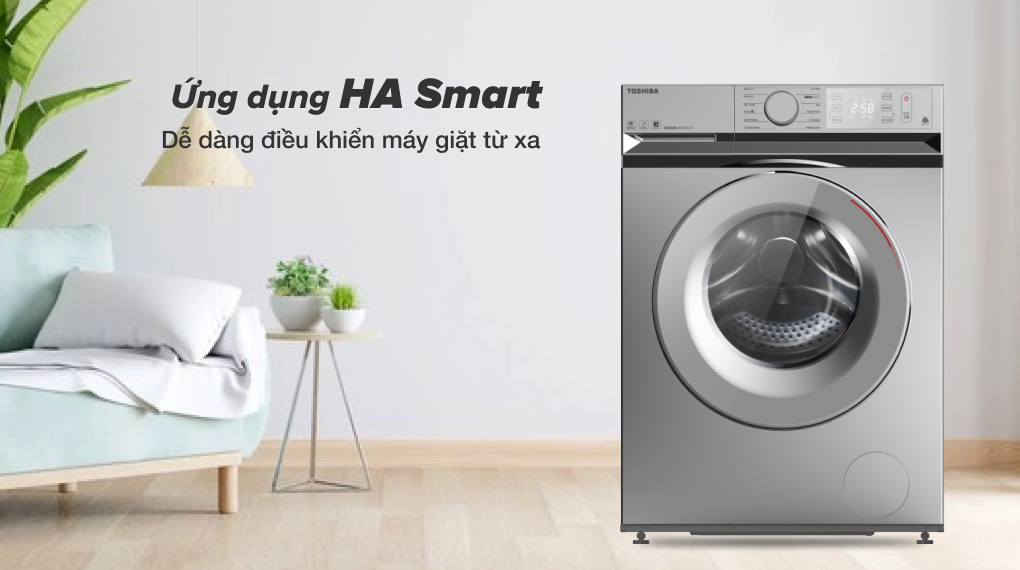 Máy giặt Toshiba 8.5 kg TW-BL95A4V(SS) - Phần mềm HA Smart