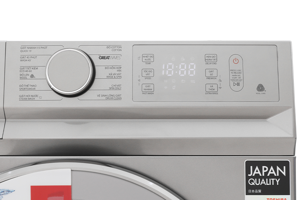 Máy giặt Toshiba inverter 9.5 kg TW-BL105A4V(SS) giá rẻ