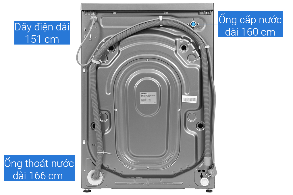 Máy giặt Toshiba inverter 10.5 kg TW-BL115A2V(SS) giá rẻ
