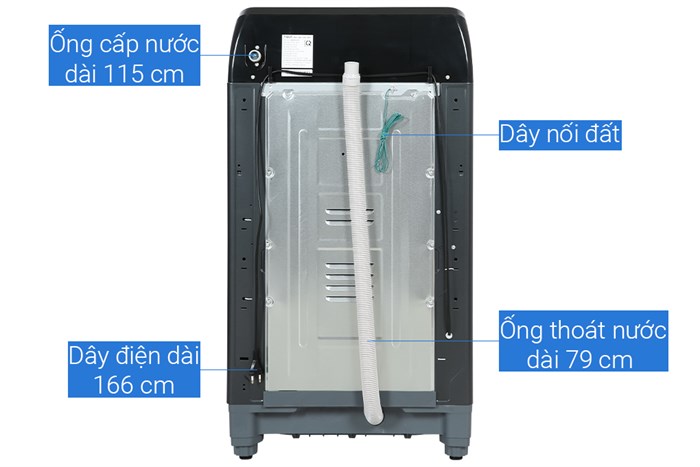 Máy giặt Aqua Inverter 10 KG AQW-DR101GT BK Màu Đen