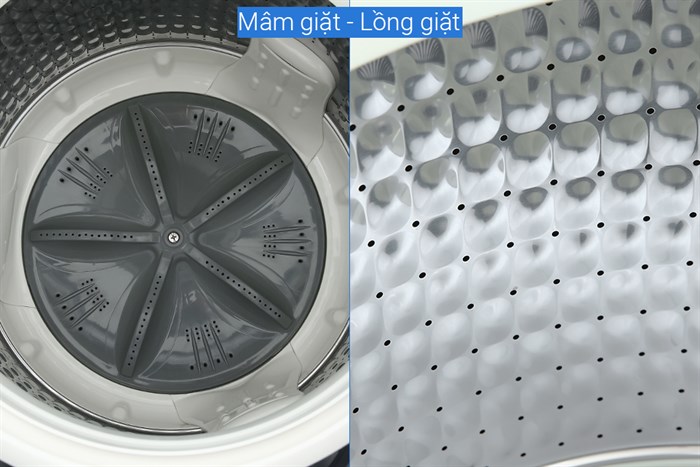 Máy giặt Aqua Inverter 10 KG AQW-DR101GT BK Màu Đen