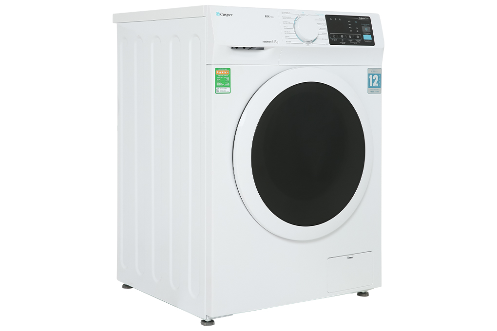 Máy giặt Casper Inverter 9.5 KG WF-95I140BWC Màu Trắng
