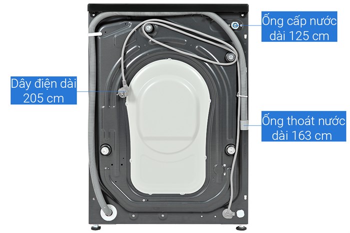 Máy giặt Aqua Inverter 9 kg AQD- D902G BK Màu Đen