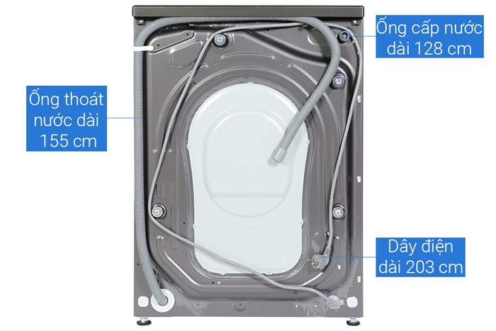 Máy giặt Aqua Inverter 11 kg AQD- DD1101G PS Màu Bạc