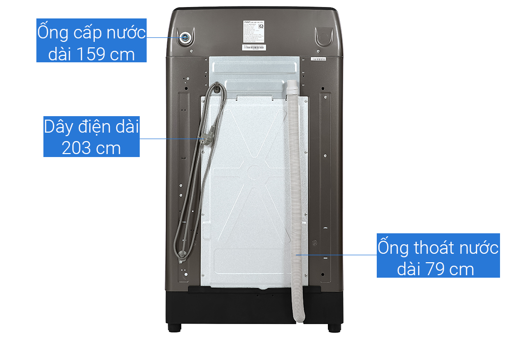 Máy giặt Aqua Inverter 13 kg AQW- DR130UGT PS Màu Bạc