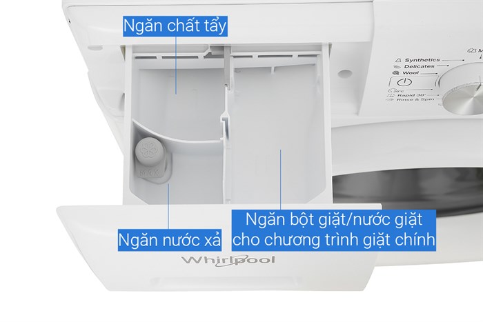 Máy giặt Whirlpool FreshCare Inverter 8 Kg FFB8458WV EU Màu Trắng