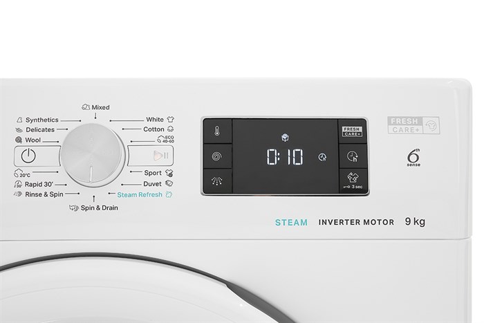 Máy giặt Whirlpool Inverter 9 Kg FFB9458WV EE Màu Trắng