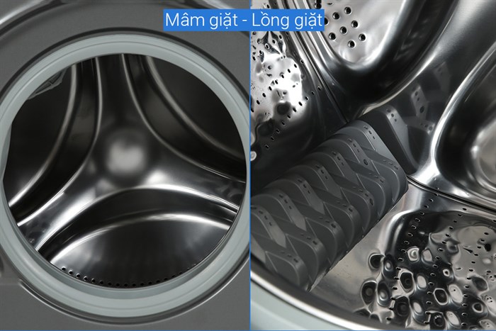 Máy giặt Whirlpool FreshCare Inverter 10.5 kg FWEB10502FG Màu Xám