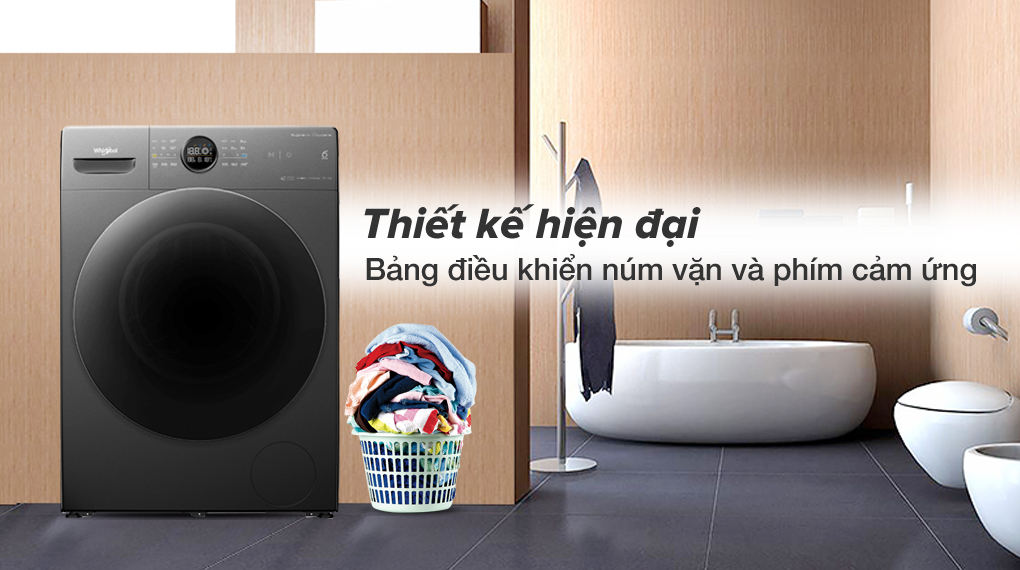 Thiết kế - Máy giặt Whirlpool Inverter 10.5 kg FWMD10502FG
