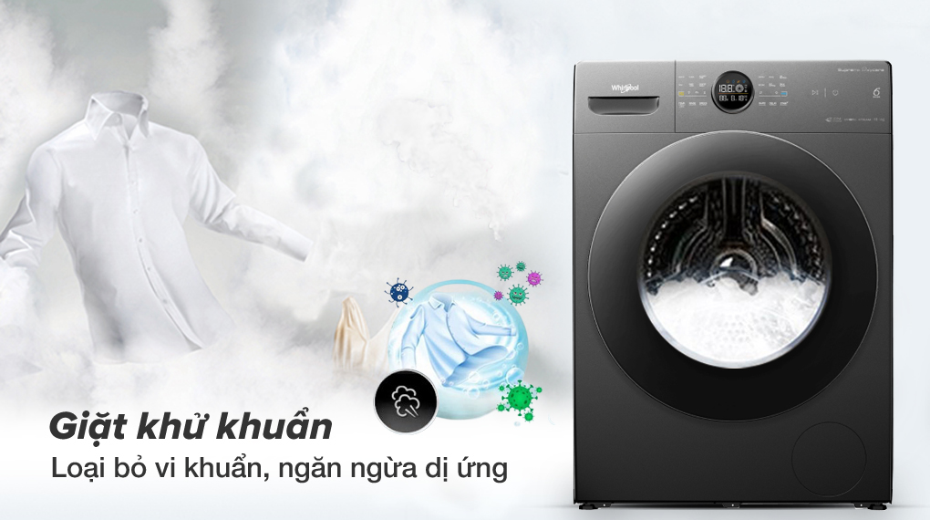 Công nghệ đặc biệt - Máy giặt Whirlpool Inverter 10.5 kg FWMD10502FG