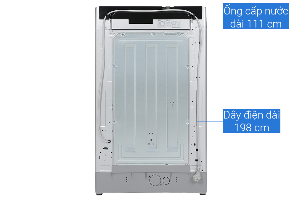 Máy giặt Whirlpool StainClean 10.5 kg VWVC10502FS Màu Bạc