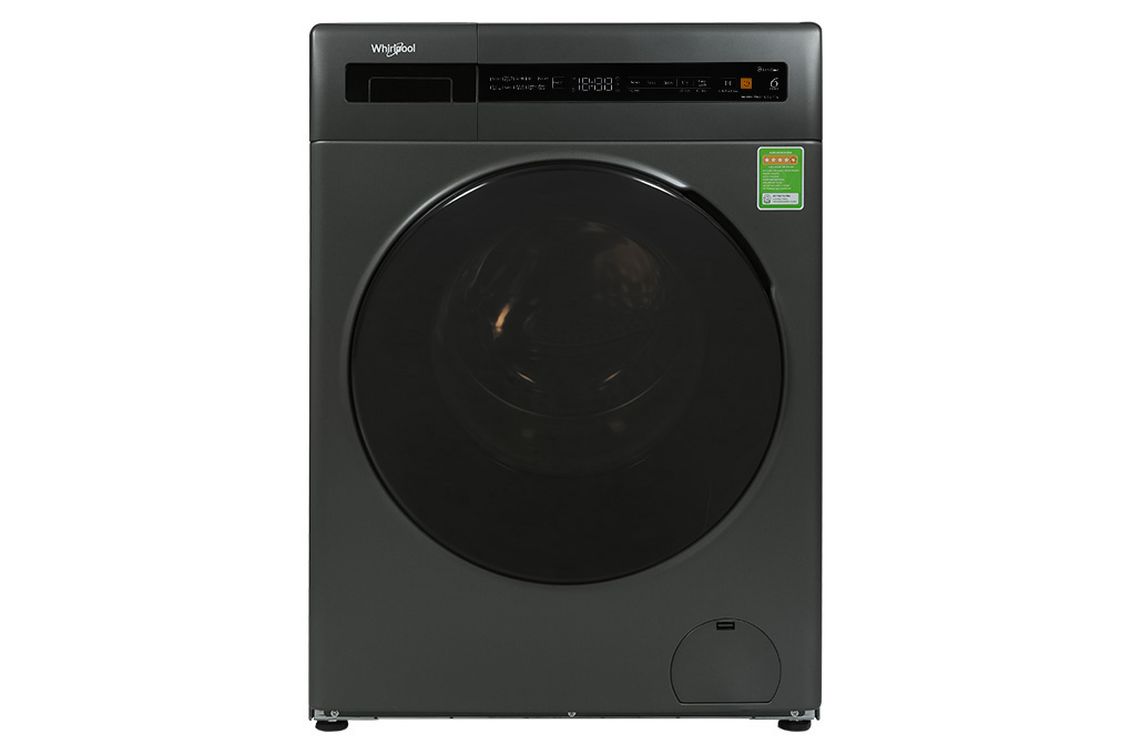 Máy giặt sấy Whirlpool SaniCare Inverter giặt 10.5 kg - sấy 7 kg WWEB10702FG Màu Xám