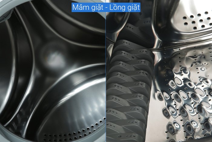 Máy giặt sấy Whirlpool SaniCare Inverter giặt 10.5 kg - sấy 7 kg WWEB10702FW Màu Trắng