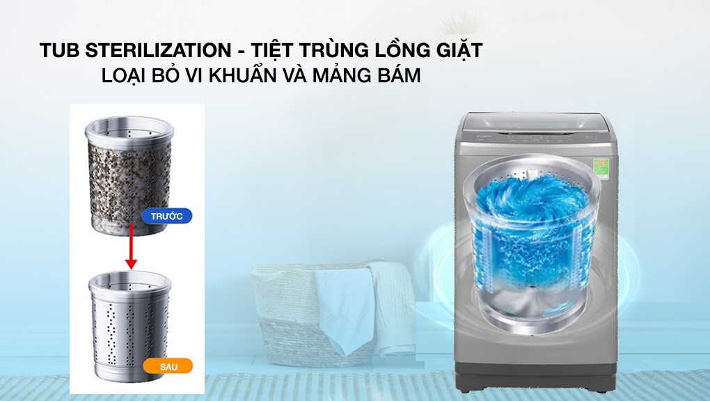 Máy giặt Whirlpool Inverter 10 kg VWIID1002FG