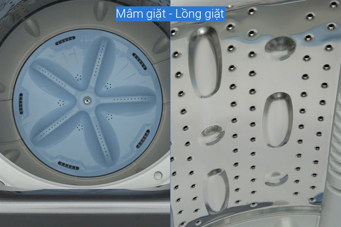 Máy giặt Whirlpool Inverter 10 kg VWIID1002FG Màu Xám