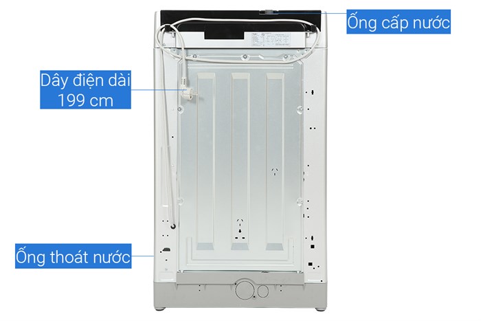 Máy giặt Whirlpool 8.5 kg VWVC8502FS Màu Bạc