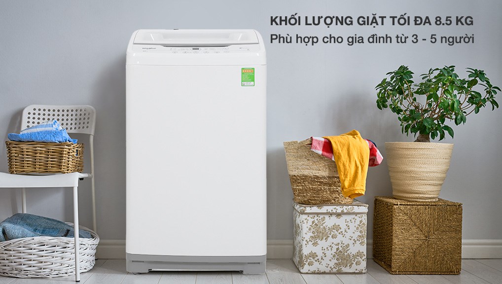 Máy giặt Whirlpool 8.5 kg VWVC8502FW