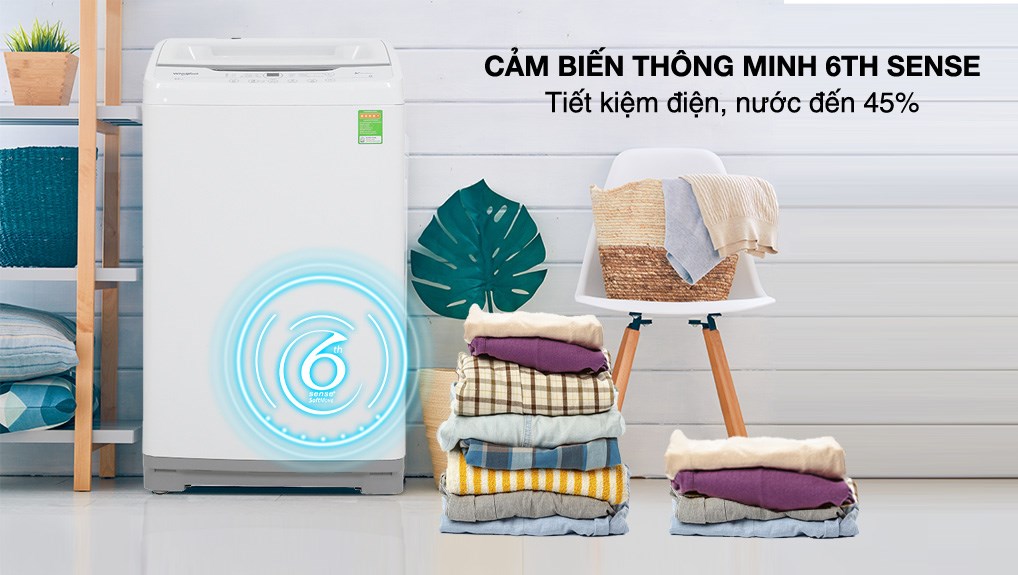 Máy giặt Whirlpool 8.5 kg VWVC8502FW