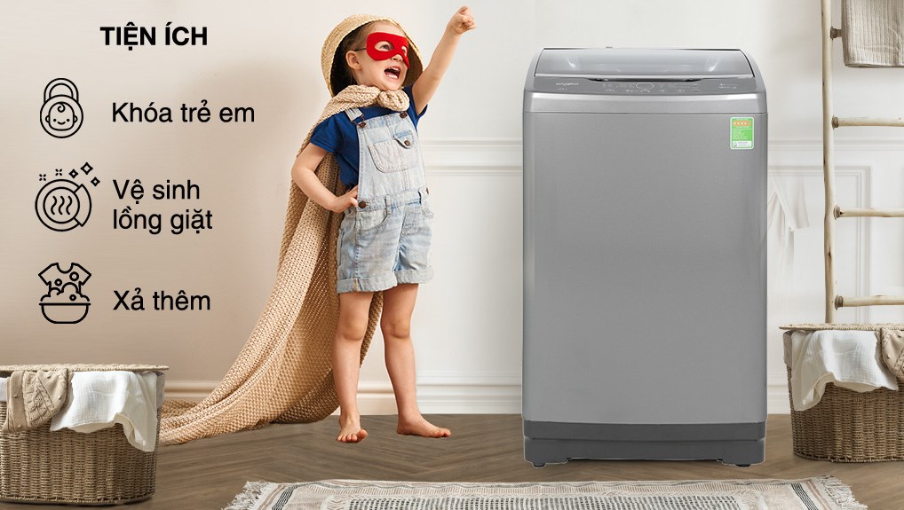 Máy giặt Whirlpool Inverter 9.5 kg VWVD9502FG