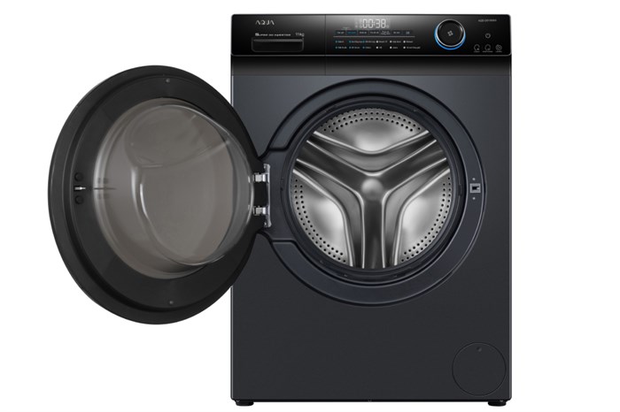 Máy giặt Aqua Inverter 11 kg AQD - DD1102G.BK Màu Đen