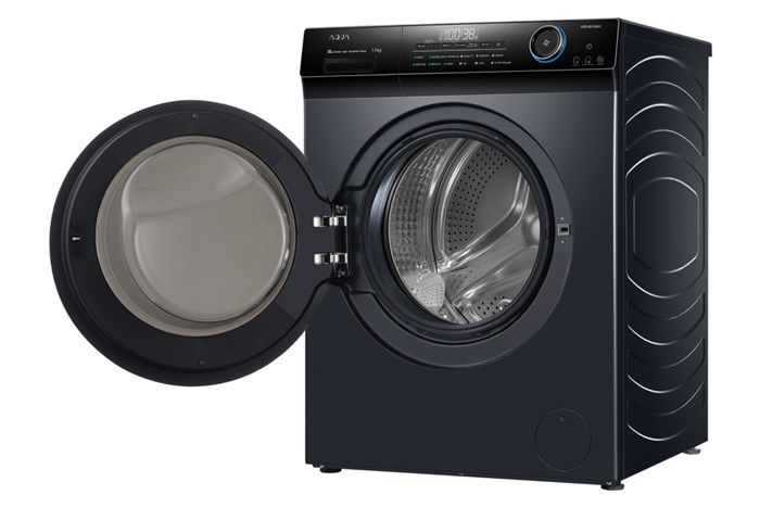 Máy giặt Aqua Inverter 11 kg AQD - DD1102G.BK Màu Đen