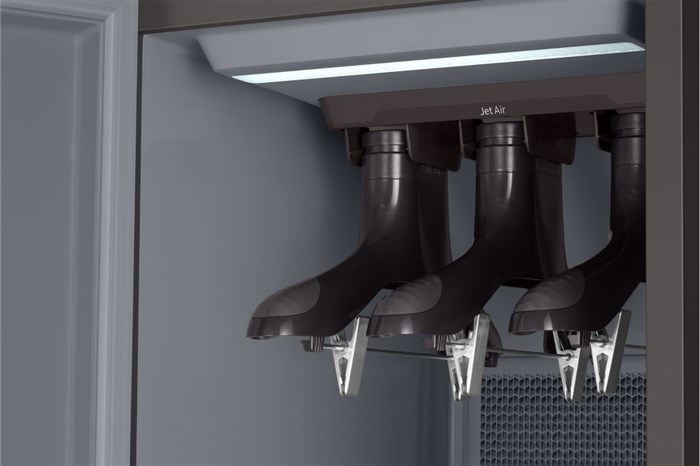 Tủ chăm sóc quần áo thông minh Samsung Inverter Bespoke AirDresser 3 móc DF60A8500EG/SV Màu Màu be