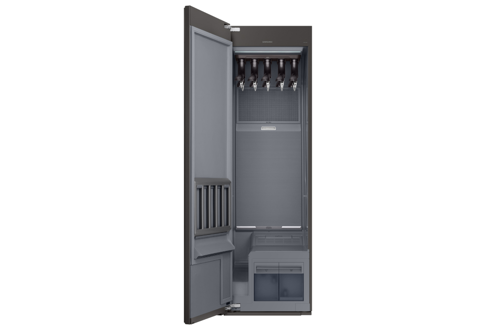 Tủ chăm sóc quần áo thông minh Samsung Bespoke AirDresser 5 móc DF10A9500CG/SV Màu Đen - xanh dương