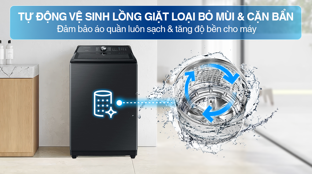 Máy giặt Samsung Inverter 23 kg WA23A8377GV/SV