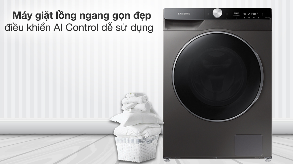 Máy giặt sấy Samsung Inverter 12 kg WD12TP34DSX/SV - Tổng quan thiết kế