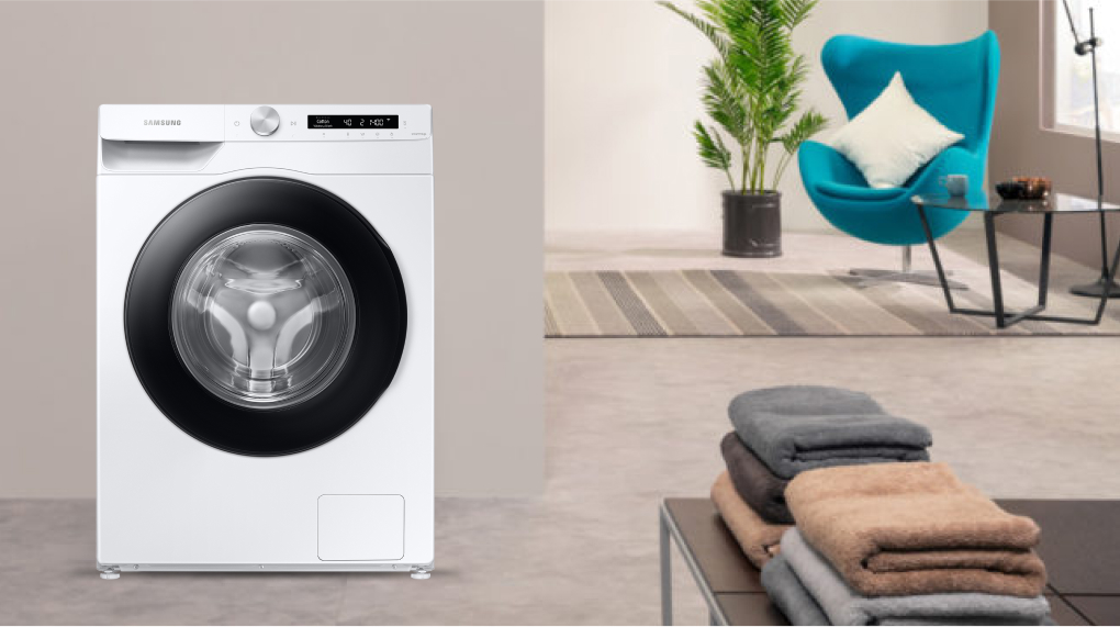 Máy giặt Samsung Inverter 13 kg WW13T504DAW/SV - Thiết kế 