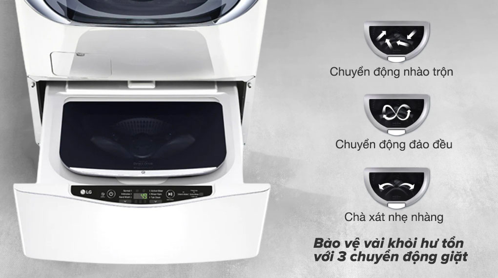 công nghệ giặt -Máy giặt LG Mini Wash 2.5 kg TV2402NTWW