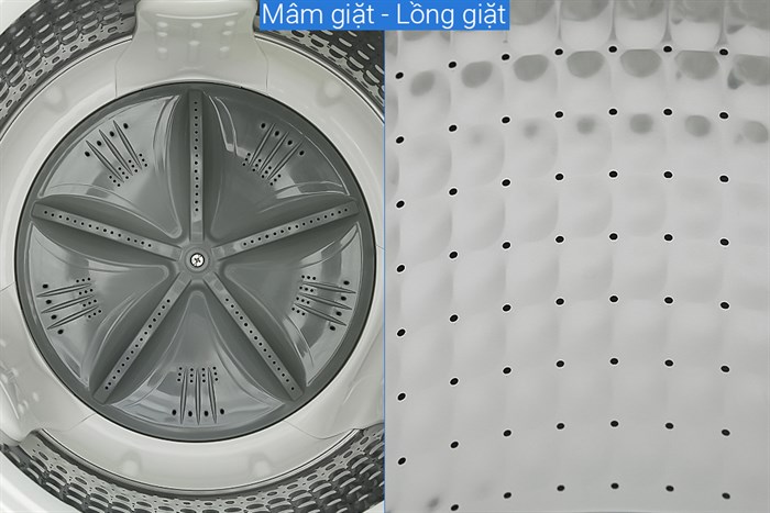 Máy giặt Aqua 9 kg AQW-F91GT S Màu Bạc