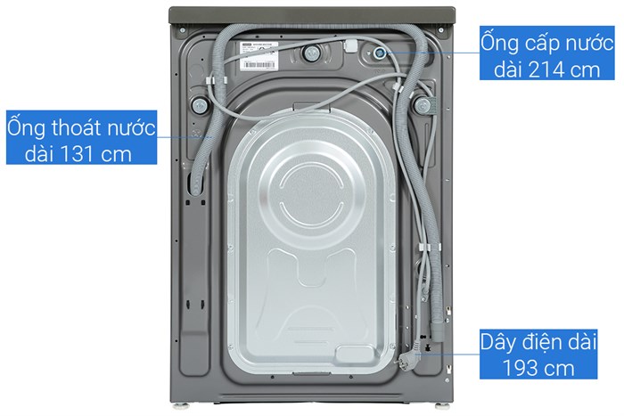 Máy giặt Samsung Inverter 9 kg WW90T634DLN/SV Màu Inox