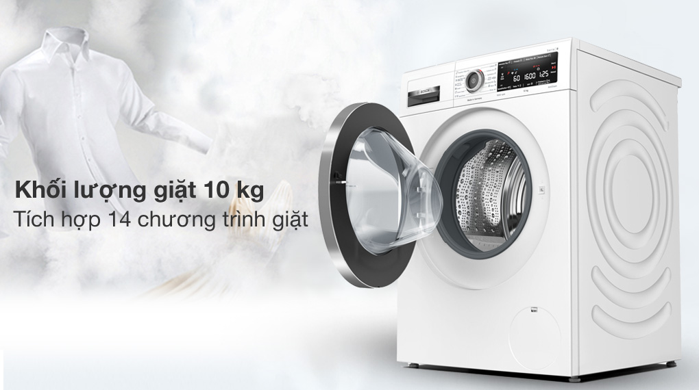 14 chương trình giặt - Máy giặt Bosch 10 kg WAX32M40SG