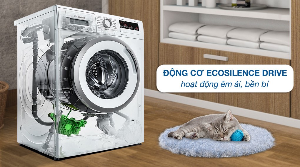 Máy giặt sấy Bosch giặt 9 kg - sấy 6 kg WNA14400SG