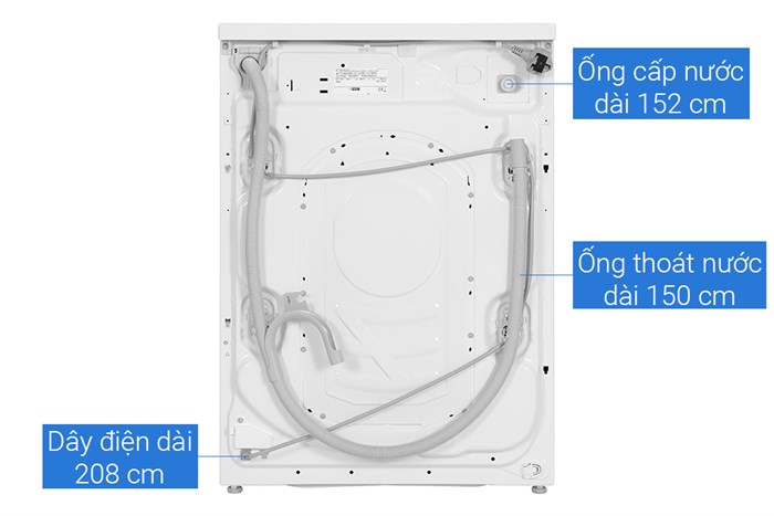 Máy giặt sấy Bosch giặt 9 kg - sấy 6 kg WNA14400SG Màu Trắng