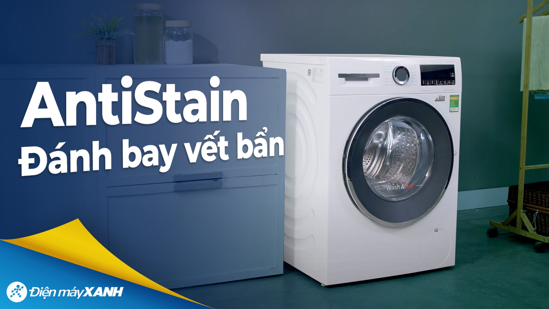 Máy giặt sấy Bosch 10 kg - sấy 6 kg WNA254U0SG