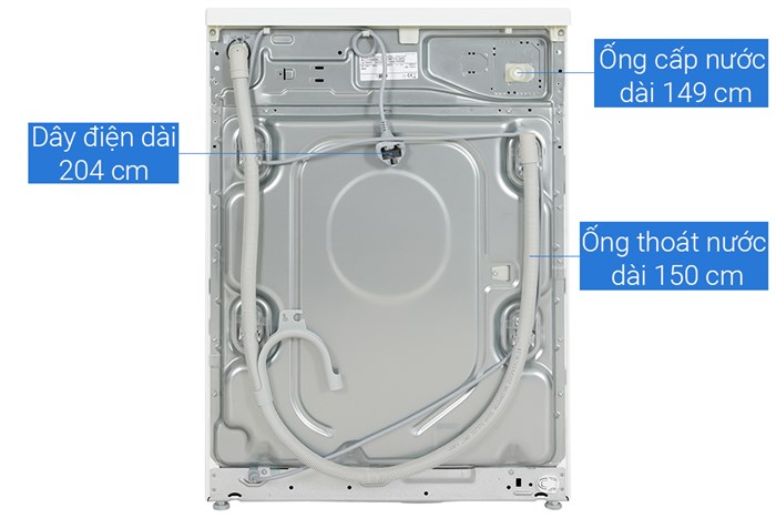 Máy giặt sấy Bosch 10 kg - sấy 6 kg WNA254U0SG Màu Trắng