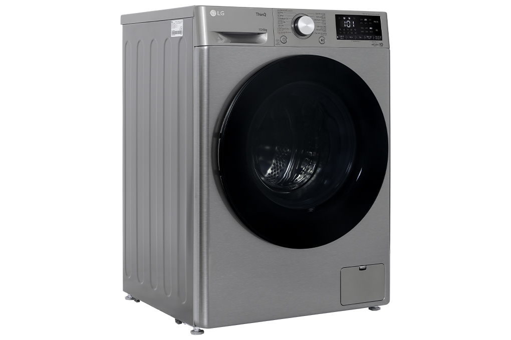 Máy giặt sấy LG AI DD Inverter giặt 10 kg - sấy 6 kg FV1410D4P Màu Xám