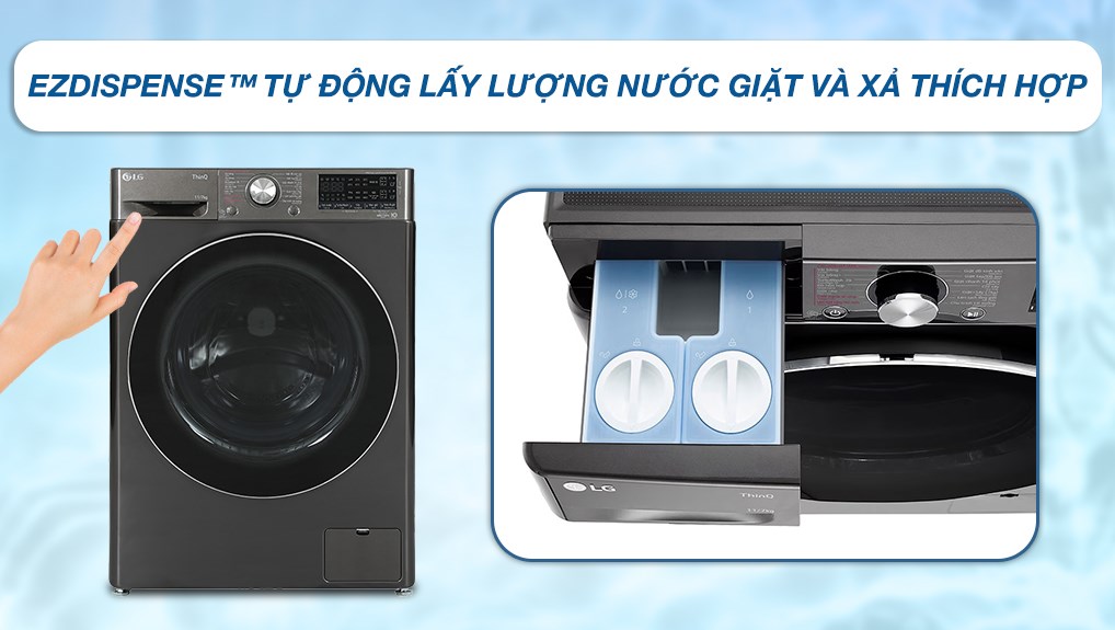 Máy giặt sấy LG Inverter giặt 11 kg - sấy 7 kg FV1411H3BA