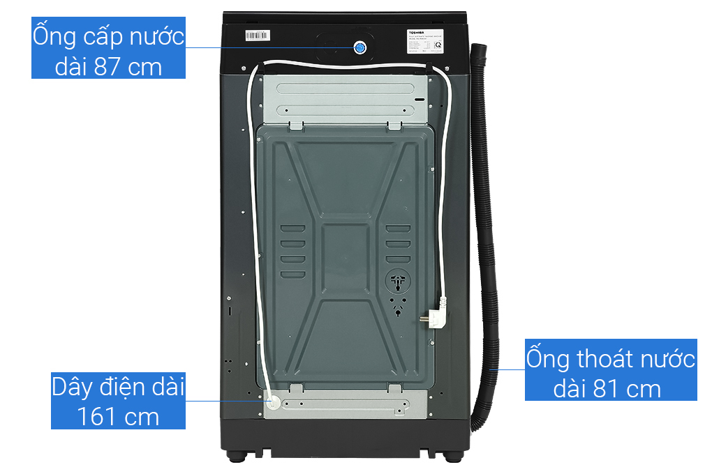 Máy giặt Toshiba 8 kg AW-M905BV(MK) Màu Đen