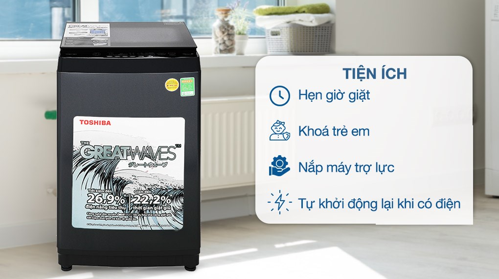 Máy giặt Toshiba 10 kg AW-M1100PV(MK) - 13