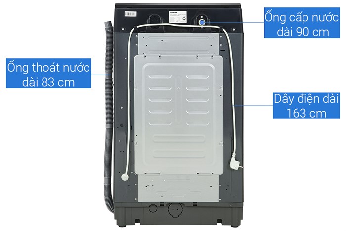 Máy giặt Toshiba Inverter 10 kg AW-DM1100PV(KK) Màu Đen