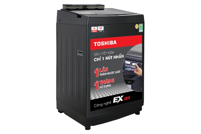 Máy giặt Toshiba Inverter 12 kg AW-DUM1300KV(MG) Màu Đen
