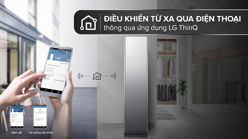 Tủ chăm sóc quần áo thông minh LG S3MFC - Tiện ích đa dạng